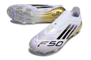 Adidas F50 Elite Laceless FG Road to Glory - Footwear White/Core Black/Gold Metallic