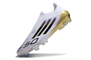 Adidas F50 Elite Laceless FG Road to Glory - Footwear White/Core Black/Gold Metallic
